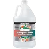 Clean Revolution SuperCharged All Purpose Cleaner, Refill Supply, Non-Toxic, Eco-Friendly & Plant-Based, Ready to Use, Geranium Mint, 128 Fl Oz