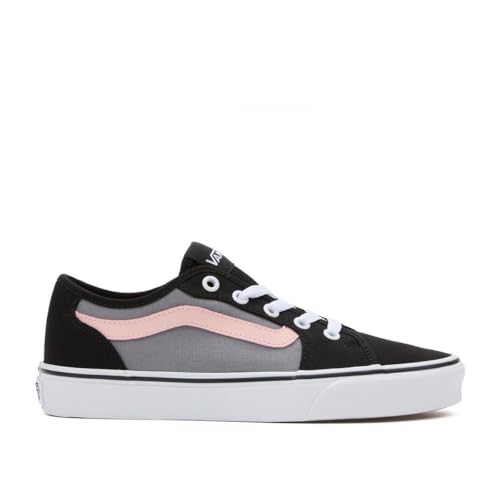 Vans Vans Women's Filmore Decon Sneaker, Pop Grey Black Pink, 5.5 UK