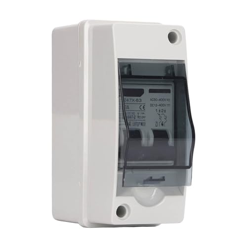 Disjoncteur miniature DC 2P 63A IP65 pour panneau solaire et camping-car