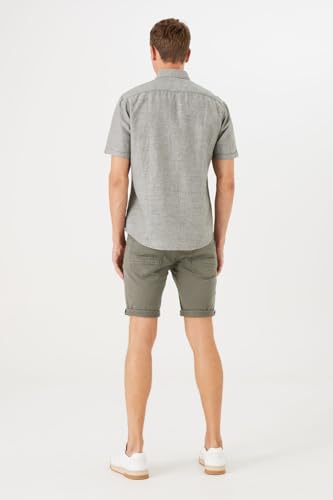 Bermuda short sage green homme Garcia pour un style decontracte au quotidien - 3