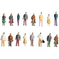 100 piezas de figuritas en miniatura de personas a escala //