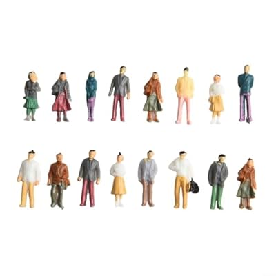 100 piezas de figuritas en miniatura de personas a escala 1:50/1:75/1:100 para modelos de mesa de arena, material ABS, kit de escena DIY (1:100) | Ya disponible en tu tienda friki favorita! En mundofriki.es!