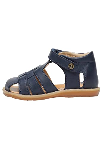Naturino Zaffiro-Sandali Semi Aperti in Pelle, Blu 25