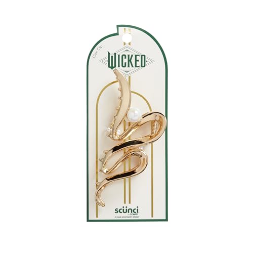 Pince à cheveux dorée Wicked Glinda Scunci par Conair pour coiffure élégante
