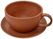 Artisansorissa 4.5 inch Dia Cup Plate Planter Terracotta Clay pots with Drain Hole Unglazed Bonsai Planter for Cacuts/Succulent Plants for Indoor/Outdoor (1)