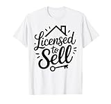 Divertido Agente inmobiliario con Licencia para Vender Camiseta