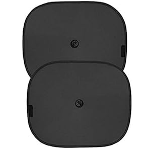 Sarte Universal Car Window Sun Shade for All Cars (Black)