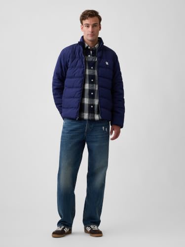 Image of GAP Men's Logo Lightweight Puffer Jacket