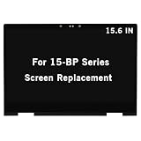 HOYRTDE 15.6' Replacement for HP Envy x360 15-bp143cl 15-bp051nr 15-bp152nr 15-bp175nr 15m-bp011dx 15m-bp012dx 15m-bp111dx 15m-bp112dx 925736-001 1080P Touch Screen Digitizer Assembly Bezel with Board