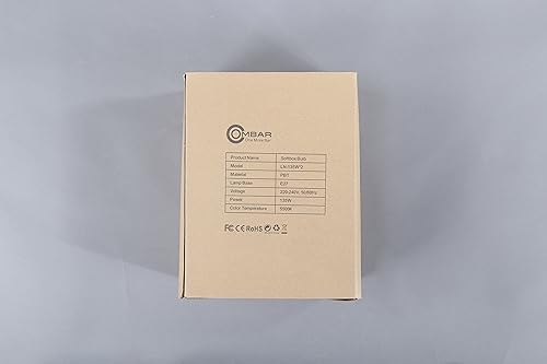 OMBAR Lampada Fluorescente 2 x 135W E27 Compatta