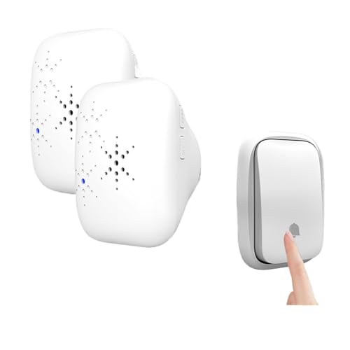 Sonnette avec 38 sonneries et boîtier blanc compact pour prise électrique US - 3