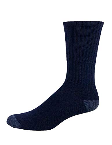 No nonsense mens Ribbed Cushion Crew - 6 Pair Pack3