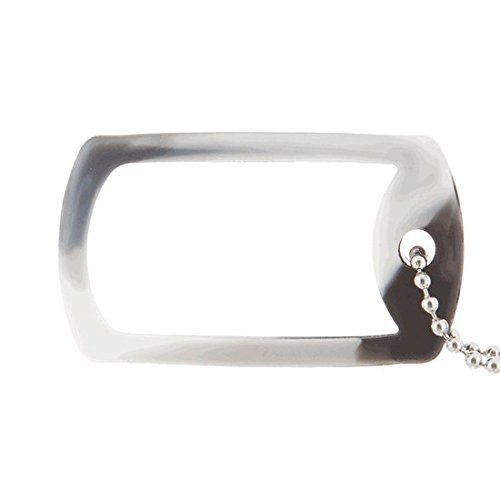 Ruggedized Tactical Magnifier: Dog-tag Shape, Urban Camo Silicone Frame, 1.0 Lens Ruggedized Tactical Magnifier: Dog-tag Shape, Urban Camo Silicone Frame, 1.0 Lens