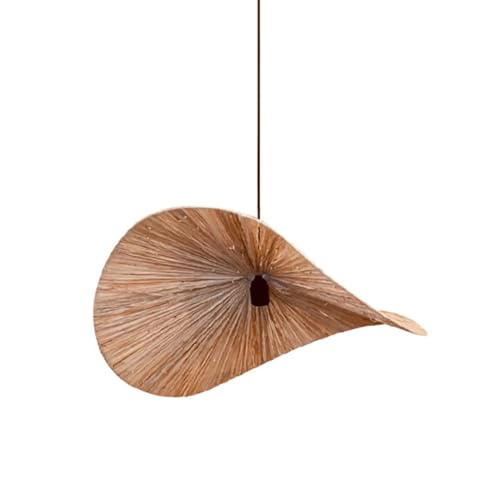 Suspension créative pour salon en rotin tressé avec hauteur réglable