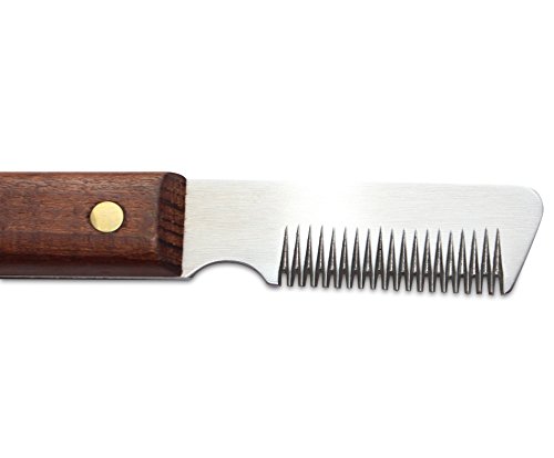 Mars Coat King Professional Dog Stripping Knife Grooming Tool, Sharp Tooth, for Terriers, Right-Handed