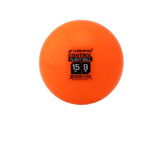 Champro 15oz Weighted Control Flight Baseballs for Batting Practice, 6 Pack