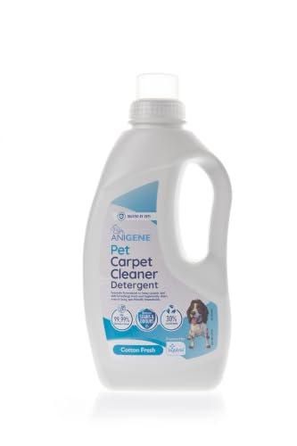 Byotrol ANIGENE Carpet Detergent (1 Litre) - Pet Friendly Detergent That Lifts Stains & Odours From Carpets & Soft Furnishings In Pet Households - Kills 99.9% Of Germs - With Cotton Fresh Smell