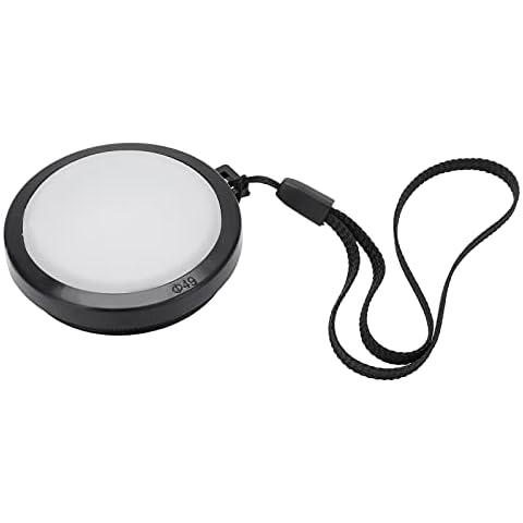 Akozon Objektivdeckel Objektivschutzdeckel Objektivdeckeldeckel Fotoobjektivhalterdeckel Weißabgleich Kameraobjektivdeckeldeckel Kameragehäusedeckel aus Kunststoff Korrosionsschutz Cover