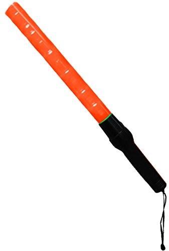 ToolUSA Briteguard 21" Orange 6 LED Signal Light Baton - Steady and Flashing - with Wrist Strap
