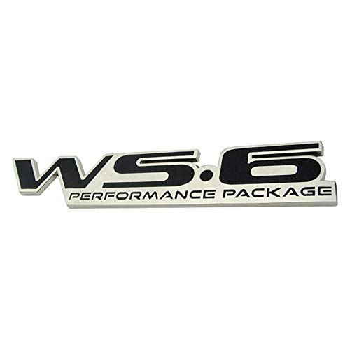 Pontiac Firebird Trans Am WS6 Rear Bumper Badge Emblem BLACK
