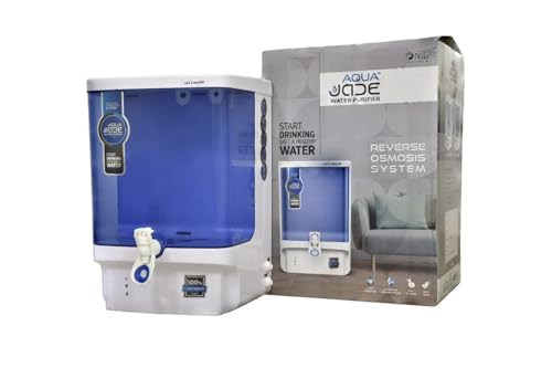 Image of Aqua Jade Advanced Water Purifier | RO + UV + UF + TDS Control | 10 Litre Capacity (White Blue)