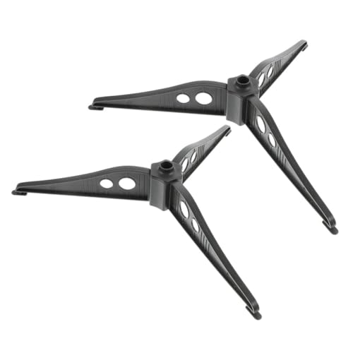 Cabilock 2pcs Green Tree Stand Base for Artificial Holiday Trees Stable Plastic Foot Support for Indoor Decorations Folding Design for Christmas Party Display