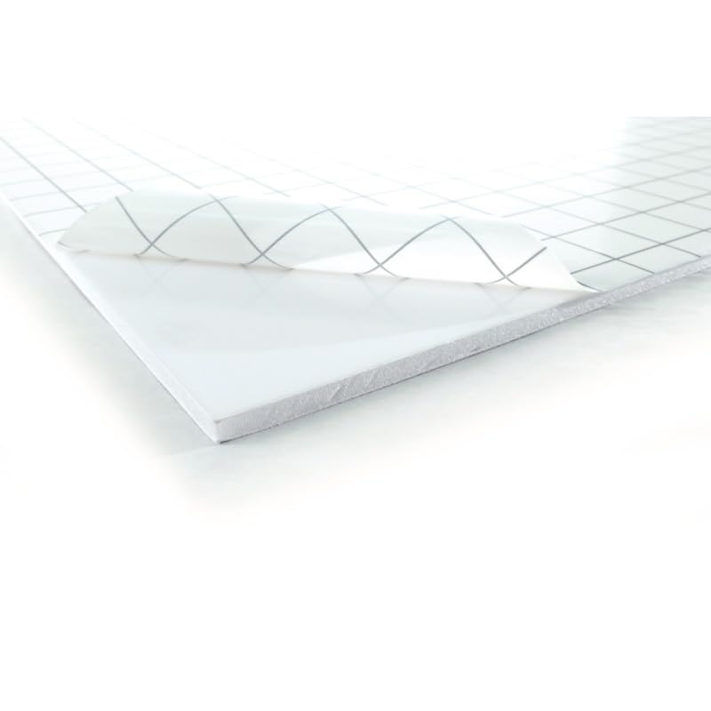 Carton Mousse adhésif 5 mm MÉGACRÉA 50x65 pour encadrement