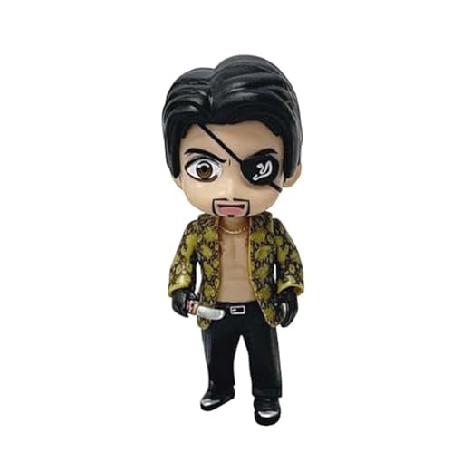 Zhongkaihua Goro Majima Figur Kiryu Kazuma 10 cm Modell PVC Statue Figur Original Malerei Charaktere Anime Actionfiguren Sammlung Dekorationen
