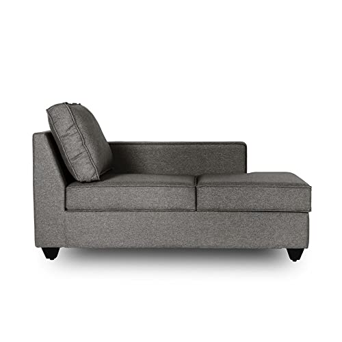 Image of Wakefit Sofa Set | 3 Year Warranty | Sofa 2 Seater, 2 Seater Sofa for Living Room, Wooden Sofa Set, Couch Sofa for Living Room, Sofa for Living Room - Napper(Omega : Grey)