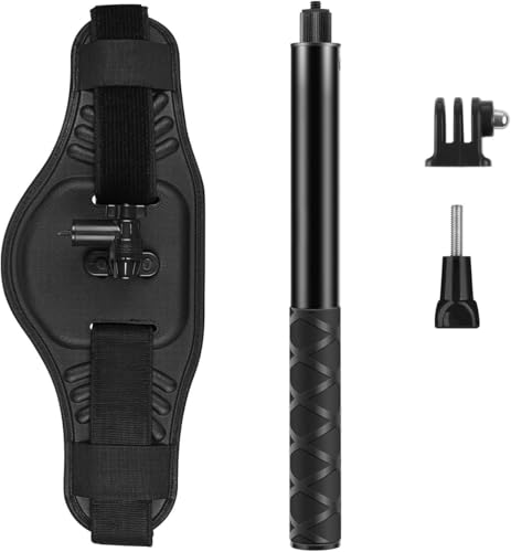 Image of SHOPEE Adjustable Selfie Stick + Waist Belt Mount Strap Replacement for Hero 13 /12 /11 /10 /9 /8 /OSMO Pocket / Insta360 X5 / X4 / X3 ONE /X /X2 Action Cameras