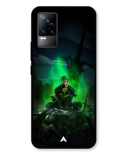 Image of Premium Anime 1 Case for Vivo v21e 4G (Glossy Finish) Soft-Touch Metal TPU Back Cover, Shockproof, Designer, Aesthetic Mobile Phone Case