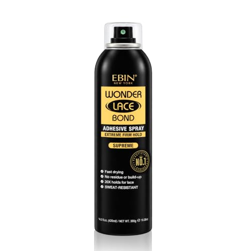 EBIN NEW YORK Wonder Lace Bond Adhesive Spray Supreme Hold, 14.2 Fl Oz