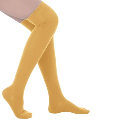 Women High Socks Over Knee Stockings Extra Long Stretchy Sock for Daily Wear Halloween Dress up4