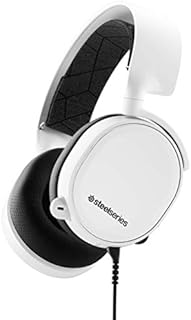 SteelSeries Arctis 3, gamingowy zestaw słuchawkowy do gier na wszystkie platformy na PC, PlayStation 5, PS4, Xbox One, Nintendo Switch, VR, Android i iOS, Biały