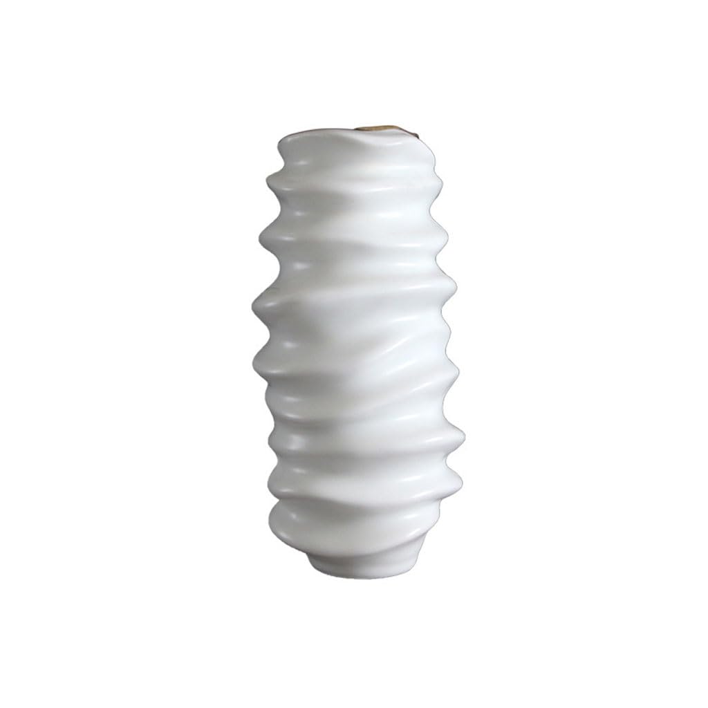 EINES Simplicity Nordic Ceramic Vase Ornaments Home Living Room Countertop Flower Arrangement Device(A)
