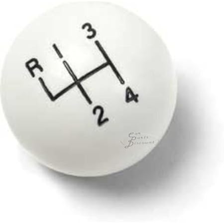 Amazon Com Lokar Sk 6890 Ivory 2 4 Speed Reverse Down Left Shift Knob Automotive