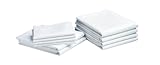 Medline MDTCS4P80Z T180 Percale Contour Sheets, White (Pack of 24)