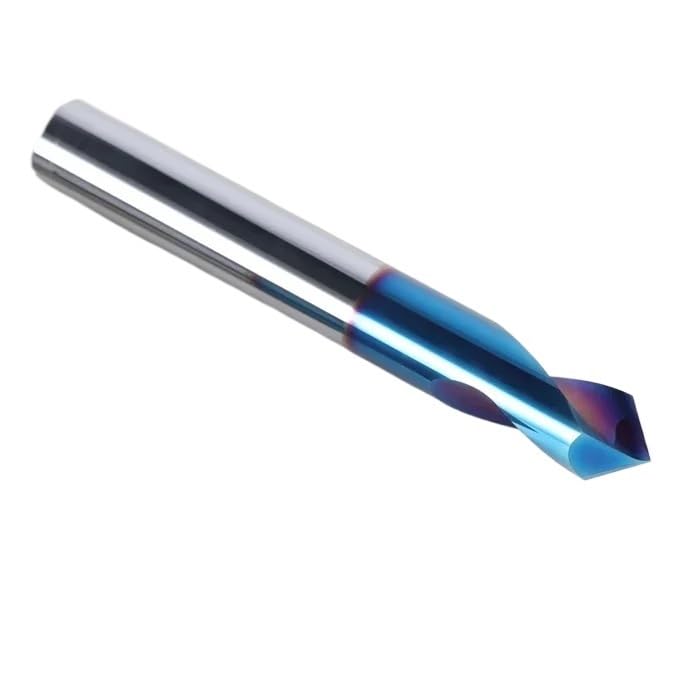 Broca de carburo macizo para taladrado de puntos, Broca de centro del trozo carburo taladro punto CNC tamaños múltiples agujero chaflán 90 grados(3x100)