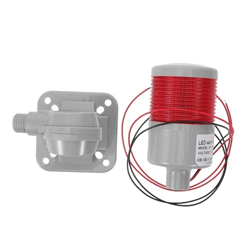 FIXOSHEE 1capa Luz De Advertencia Torre Led Torre De Iluminación De Luz Led Para Señalización Industrial De Intermitente Uso Maquinaria y Equipos Industriales Aviso Luminoso