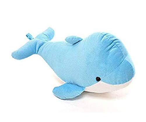 Dreams-Creations-Zuku-Dolphin Soft Toy-Fish Soft Toys-for Girls Kids Birthday Gift Home Room car Dashboard Decoration Baby-Shower Party Gift-Blue color-42 cm (model-bl-03)