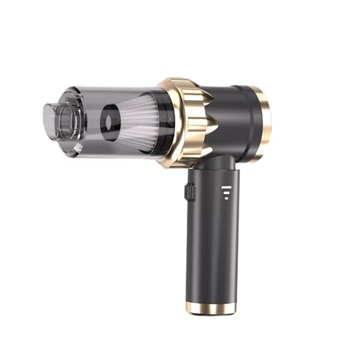 VNVFJKLO Aspiradora portátil, Mini aspiradora portátil Recargable, Motor sin escobillas, 3 Niveles Ajustables, for Pelo de Mascotas, vehículo, hogar y Oficina(Brushless Motor,5500pa)