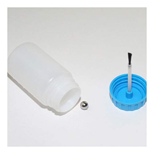 Preisvergleich Produktbild Tupflack Flasche Tupflackflasche Pinselflasche Pinselfläschchen 50 ml * ohne Inhalt * (1)