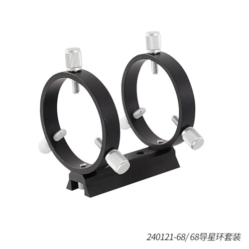 Anillo de guía de Tres Puntos para telescopio astronómico 68mm 2