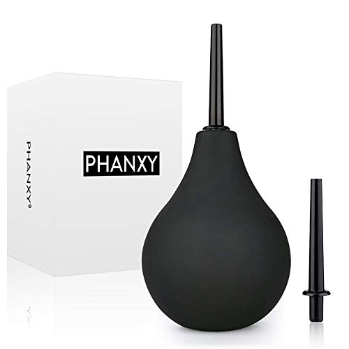 PHANXY Enema Bulb Clean Vaginal Anal Silicone Douche for Men Women Certificate Comfortable Medical Kit
