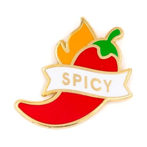 These Are Things Spicy Pepper Enamel Pin Cover