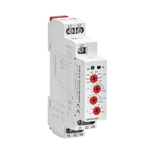 Relais de contrôle de tension triphasé protection surtension GRV8-04 M460 - 3