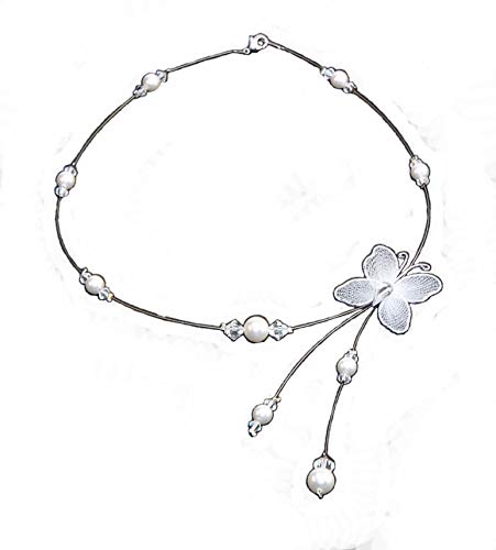 Parure petit papillon N°2 en cristal de haute qualité