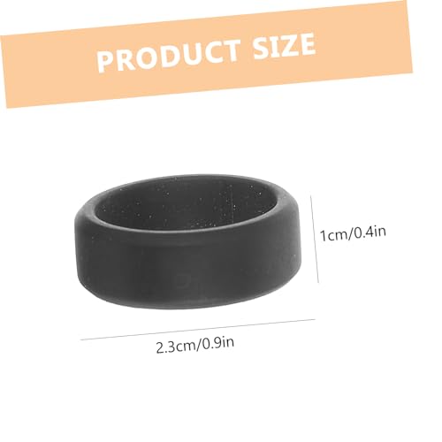 Anillos de silicona para ejercicio Kisangel 10 piezas miniatura 2