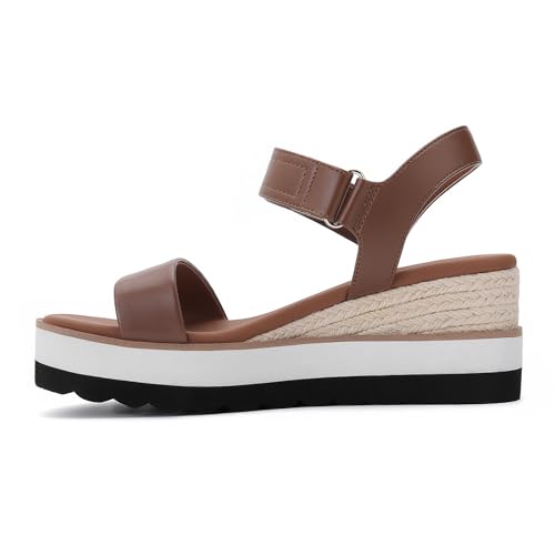 Image of Athlefit Women's Platform Ankle Strap Sandals
