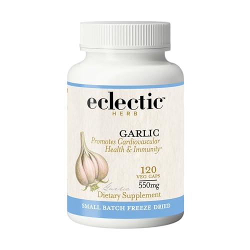 Eclectic Herb - Garlic Capsules | Cardiovascular Heart Health and Immune Support | Dietary...